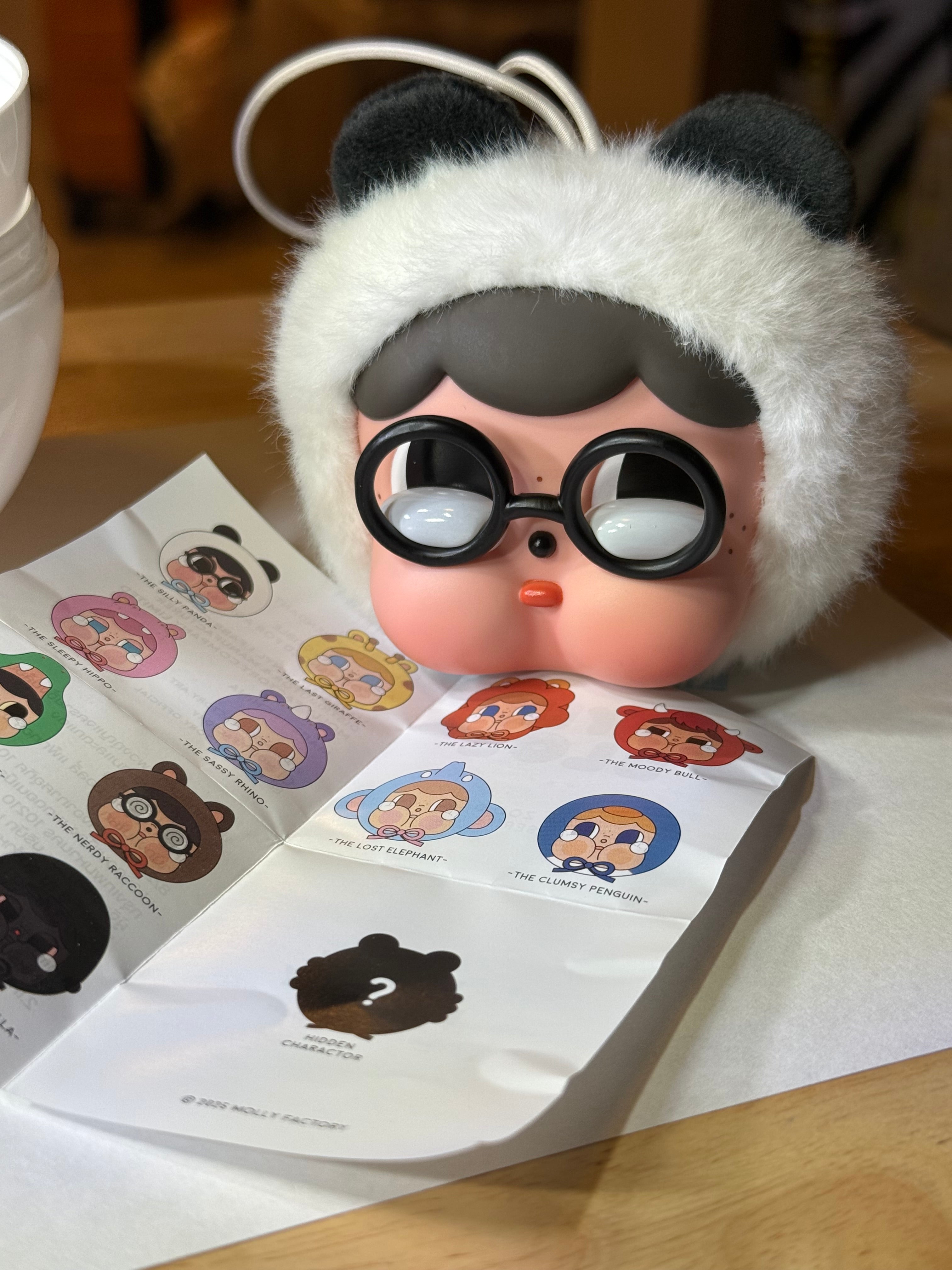 Molly factory crybaby sad zoo blob pendant panda
