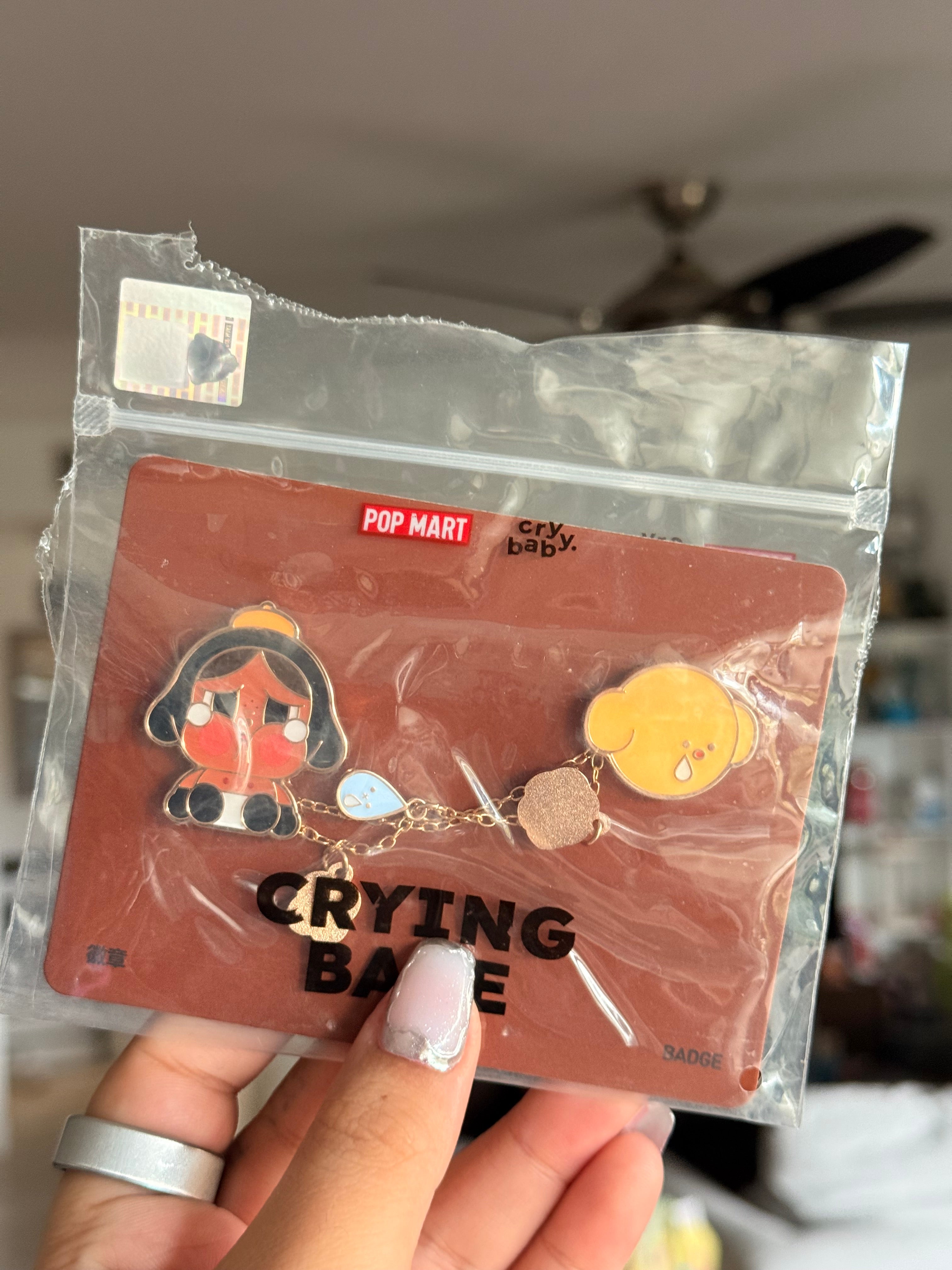 crying babe badge: Shanghai exhibition exclusive
