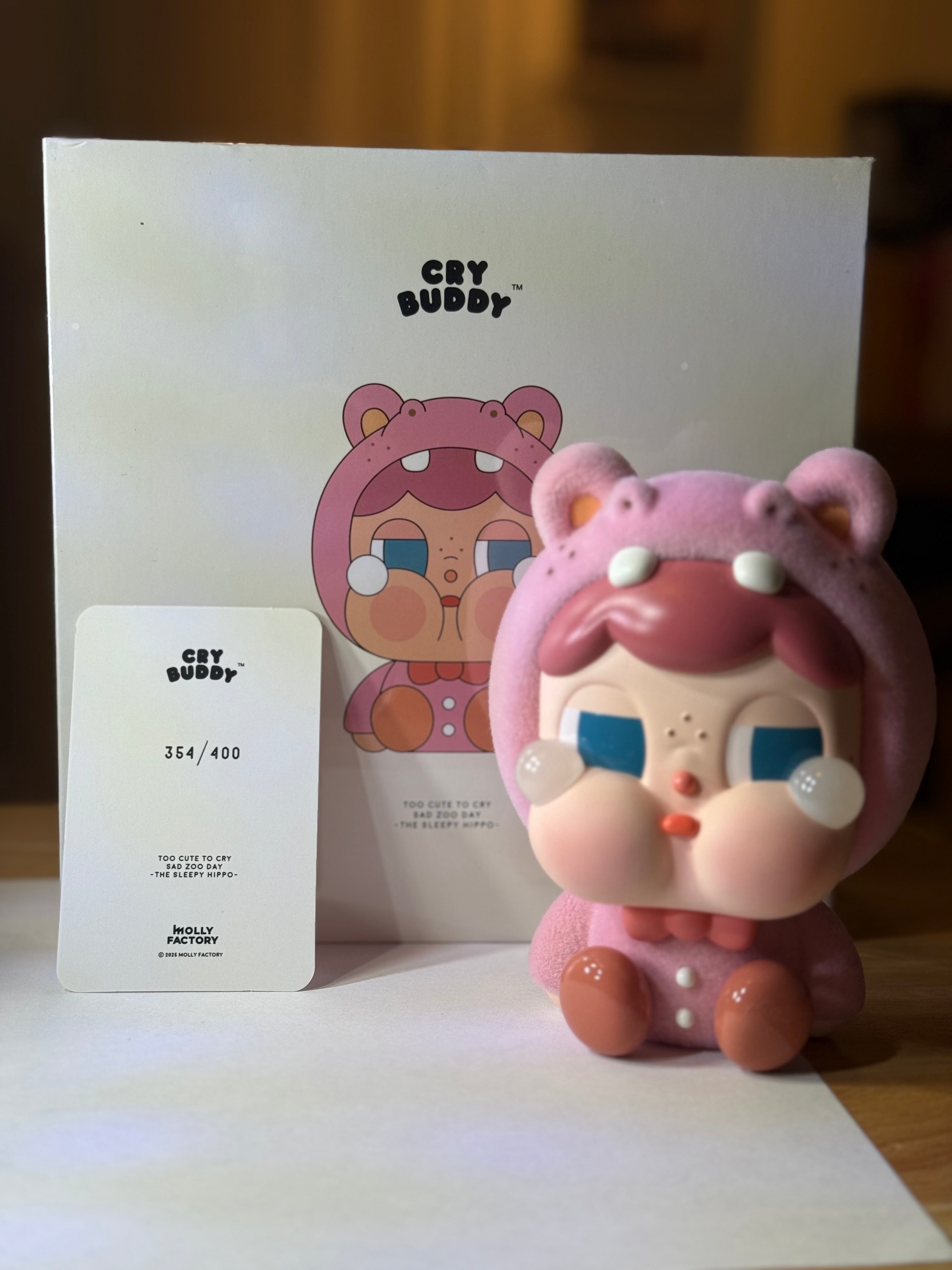 Molly factory crybaby sad zoo 150% figurine hippo